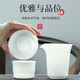 鈺銓龍門 德化羊脂玉白瓷素?zé)辣杪┙M 茶道配件茶海精密全瓷過濾組合 羊脂玉瓷素?zé)辣杪┙M