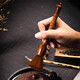 尊壺 功夫茶具配件養(yǎng)壺筆花梨檀木筆掃茶盤清潔水洗杯筆茶刷子茶筆
