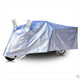金牧陽(yáng)（JINMUYANG）老年電動(dòng)三輪車衣雨披車罩代步車三輪電動(dòng)車罩車套雨披防曬防雨罩 牛津布銀色 加厚M