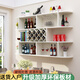 超益嘉 現代簡(jiǎn)約壁掛酒柜墻上懸掛吊柜菱形酒格餐廳掛壁掛酒柜式紅酒柜 暖白色1.6米長(cháng)11個(gè)酒格