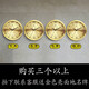 VICSTAR威時(shí)達(dá)鐘表酒店大堂賓館前臺金屬簡約現(xiàn)代圓形客廳掛鐘金色時(shí)鐘表 招財(cái)金M8,14英寸36厘米