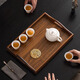 茶藝貴族優(yōu)選胡桃木茶托盤(pán)長(zhǎng)方形實(shí)木茶奉木質(zhì)干泡托盤(pán)家用酒店小號(hào)餐盤(pán) 胡桃木-圓把中號(hào)托盤(pán)36x25