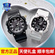 卡西歐（CASIO）情侶男女手表多功能運(yùn)動送禮物太陽能學(xué)生防水電子表AQS810禮盒裝 AQ-S810W-1A&AQ-S810WC-7A