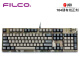 斐尔可 （FILCO）104键圣手二代机械键盘 有线cherry樱桃轴游戏键盘彩色限量版 迷彩灰键帽 黑轴