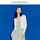 Pure:Moment:商場(chǎng)同款百搭V領(lǐng)白色毛衫外套女4994230661 白色 M