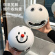 赟婭衛(wèi)生間廁紙盒壁掛式廁所創(chuàng)意可愛小丑紙巾盒免打孔洗手間卷紙盒 大眼抽紙+笑臉卷紙盒【兩個裝】