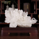 莫尼森  MOREISAN天然玉石玉白菜擺件客廳辦公室玄關(guān)酒柜擺設(shè)店鋪公司開業(yè)禮物禮品 天然玉石白菜(長25厘米*重7斤)