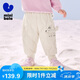 迷你巴拉兒童羽絨褲2024新款男女童寶寶外穿秋冬款白鴨絨保暖褲子【三防】