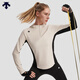 迪桑特 WOMEN’S TRAINING  女士 半拉鏈 連帽衛(wèi)衣 BE-BEIGE M (165/84A)