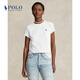 Polo Ralph Lauren 拉夫勞倫 女裝 經(jīng)典款棉質(zhì)平紋針織圓領(lǐng)T恤RL24225 100-白色 S