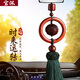 寶佩高檔紫檀汽車掛件時來運轉(zhuǎn)六字平安扣真言掛飾車載禮品生日禮物
