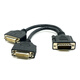 FVH顯卡轉換線(xiàn)DMS-59p LFH轉雙Displayport VGA DVI HDMI DP母 雙DVI 0.2m