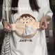 芭麥圖阿呆抽紙衣服 能放紙巾的T恤搞怪隨身帶紙短袖上衣搞笑抖音夏季 阿呆抽紙T恤 XL 建議120-140斤