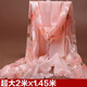 唐知玥絲巾送長(cháng)輩杭州絲巾披肩春秋長(cháng)款紗巾圍巾女冬款超大雪紡韓版百搭 主圖-拼接粉(長(cháng)2米 寬1.4米)
