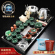 兿凡臻品紫砂功夫茶具套裝全自動(dòng)實(shí)木茶盤一體式家用陶瓷茶壺蓋碗茶杯整套 八馬茶盤+浮雕冰裂茶具套裝 1件