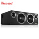 ibass 主音solo 2023款發(fā)燒藍(lán)牙音箱K歌直播遙控電腦手機(jī)電視同軸投影儀低音炮桌面木質(zhì)音響 solo3pro【黑木】