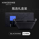 金圣斯（KINGSONS）男士運動(dòng)包磁鐵吸扣潮牌機車(chē)款騎行胸包單肩跑步腰包高級感背包 黑色 X.MINI迷你款【禮盒裝】