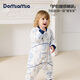 DOMIAMIA嬰兒睡袋暖感護肚保暖分腿式睡袋兒童防寒防踢被子睡衣加厚春季 卡帕多奇-薄夾棉（推薦13-20℃） M碼(推薦寶寶身高75-90cm)
