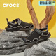 卡駱馳（crocs）激浪男鞋網(wǎng)面透氣戶外涼拖拖鞋沙灘鞋涼鞋 205289-001 M10