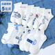 八俏舞襪子男士短襪春夏季薄款白色休閑學(xué)生短筒襪ins潮流百搭低幫男襪 混色 10雙 均碼