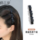 俏三歲碎發(fā)夾編發(fā)發(fā)夾發(fā)卡夾子頭飾新款側(cè)邊劉海夾側(cè)面邊夾鴨嘴夾女 太陽花【墨藍(lán)色】