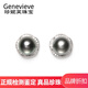 Genevieve/珍妮芙大溪地海水黑珍珠耳釘 正圓花瓣耳釘 無調(diào)色真品 大溪地海水珍珠耳釘【自然色保真支持復檢】