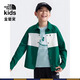 北面（The North Face）童裝防潑水兒童防曬衣防風(fēng)長(cháng)袖襯衫秋款|89XB 84O/未央綠 常規 160 cm XL（160/76）