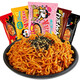 三養（SAMYANG）火雞面組合奶油火雞干拌面變態(tài)辣芝士泡面炸醬拉面方便面 五種口味火雞面組合140g*5袋