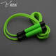 超飛躍死神方便推薦使用pvc跳繩7毫米成人健身減肥燃脂負重跳繩拳擊跳 新款7毫米跳繩綠色