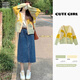 妍莉芬（yanlifen）外搭針織開(kāi)衫女2025年新款春季穿搭衣服慵懶風(fēng)毛衣外套上衣秋冬 駝黃色 均碼【80-135斤】