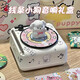萬(wàn)人迷（manovo）生日禮物女生男生送閨蜜女孩子男朋友創(chuàng  )意實(shí)用可愛(ài)音樂(lè )禮盒藍牙音響音箱唱片機小型復古520 INS風(fēng)線(xiàn)條小狗主題+復古黑膠音響
