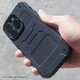 FATBEAR 戰(zhàn)術(shù)通勤蘋(píng)果iPhone 14 Pro手機(jī)殼Plus保護(hù)套MAX外套外殼 硝煙黑 通勤-iPhone14