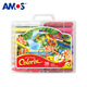 AMOS韓國進(jìn)口蠟筆Colorix可水洗寶寶旋轉筆套裝水溶炫彩油畫(huà)棒塑料盒 36色粗桿旋轉蠟筆(CRX5PC36)
