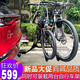 真圖車載自行車架汽車后備箱車尾后掛架SUV折疊懸掛方口改裝件單車架 高碳鋼二車版