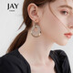 Jay圓圈耳環(huán)女耳墜時(shí)尚飾品耳飾高級(jí)感送女生七夕情人節(jié)禮物老婆