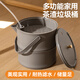 Edo茶桶茶渣桶垃圾過(guò)濾排水桶干濕分離茶臺(tái)廢水桶加厚濾茶桶茶盤排水