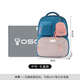 osoce斯哲雙肩包女大學(xué)生書(shū)包高中男士電腦包旅行背包2025新款 藍色中號(14寸電腦） 無(wú)胸扣