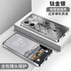 火麒馬 vivoy100手機殼新款y200i電鍍玻璃殼保護套全包y100i簡約高級防摔商務輕奢男女款高端硬殼 vivo y100i【石墨黑】 電鍍玻璃殼
