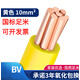 東一江電線(xiàn)電纜國(guó)標(biāo)BV10/16/25/35/50平方銅線(xiàn)單塑銅芯阻燃電線(xiàn)散剪 單皮硬線(xiàn) 10平方 1米 黃色