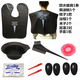 燙染披肩染發(fā)披肩焗油圍布防水圍布美發(fā)工具剪發(fā)理發(fā)用品 黑色披肩套餐
