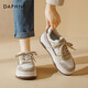 達芙妮百搭板鞋女款2026新款春季黑白復古休閑小白鞋厚底德訓鞋子女