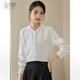 初申春秋長(cháng)袖襯衫女立領(lǐng)新中式珍珠國風(fēng)氣質(zhì)通勤襯衣上衣S143C2046