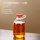 挽醉風(fēng)玻璃瓶香油瓶密封瓶食品級(jí)家用廚房芝麻油茶油麻油空瓶專用壺容器 5斤提手（1只裝） 2500ML