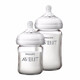新安怡（AVENT）飛利浦新生兒寶寶寬口徑自然順暢玻璃奶瓶嬰兒高硼硅玻璃 SCF679 125ml+240ml 組合裝