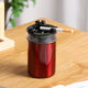 帶水箱煙灰缸防飛灰接灰盒家用客廳創(chuàng  )意滅煙罐便攜杯型車(chē)載煙灰缸 自動(dòng)滅煙丨不銹鋼紅色丨一個(gè)裝