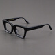 MOSCOT LEMTOSH眼鏡框女士 復(fù)古黑色方形粗厚寬邊框 歐美板材裝飾顯瘦近視鏡架男 黑色框