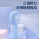 雅百達(dá)小風(fēng)扇logo定制迷你usb手持戶外隨身便攜式可充電辦公室學(xué)生桌面宿舍可愛臺(tái)式小電扇輕音大風(fēng)力 【藍(lán)色】D10折疊款