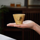 尊壺紫砂小茶碗段泥喝水杯子刻繪喜鵲登梅小號主人杯紫砂茶具 喜鵲登梅主人杯 段泥 1個(gè) 100ml