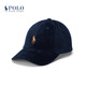 Polo Ralph Lauren 拉夫勞倫 男女同款 經(jīng)典款燈芯絨棒球帽RL53311 410-海軍藍 ONE