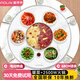 富得萊飯菜保溫板暖菜板+火鍋+自動旋轉(zhuǎn)家用餐桌墊智能多功能帶電磁爐電陶爐圓形加熱菜板電熱板轉(zhuǎn)盤 68CM白語音電動轉(zhuǎn)電磁爐火鍋